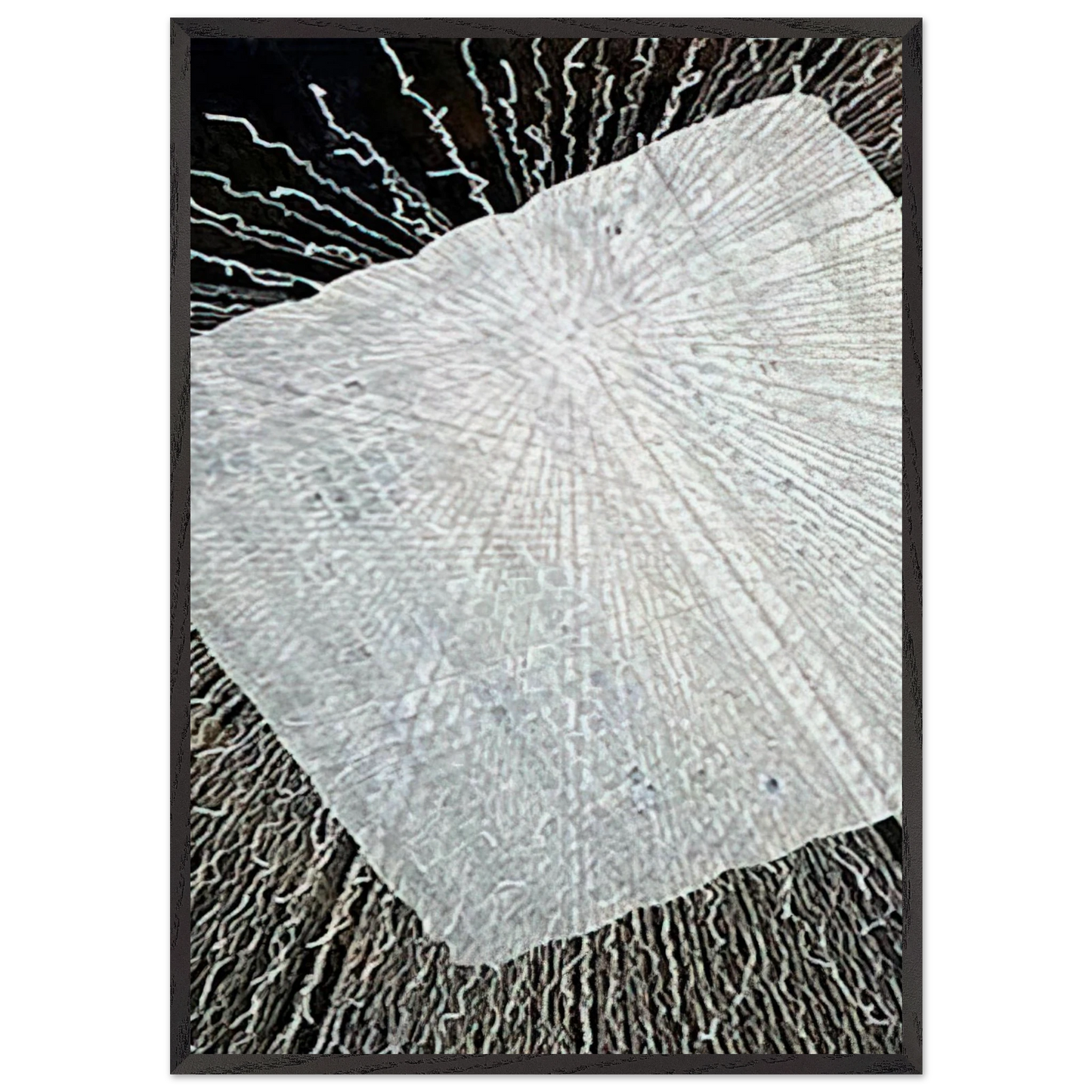CLOUD SERIES V 1978 - Lenore Tawney 70x100 cm / 28x40 inches Framed Art Print – Black Wooden Frame