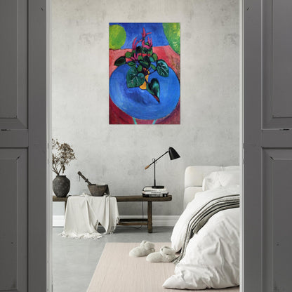 CYCLAMEN POURPRE 1912 - Henri Matisse Brushed Aluminum Print - 70x100 cm / 28x40 inches | Henri Matisse Aluminum Print | Henri Matisse Prints