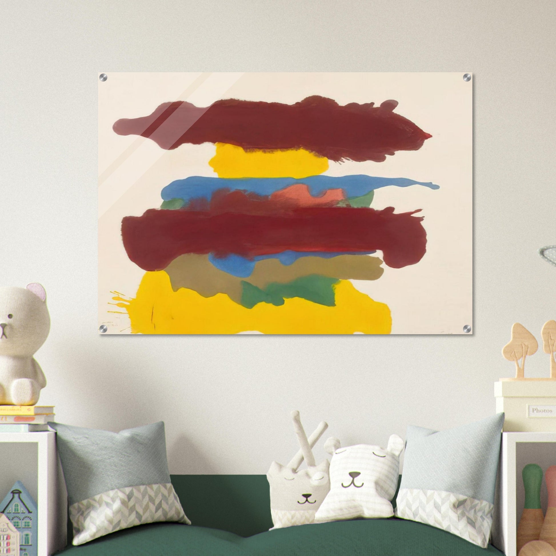 Weather Change - 1963 - Helen Frankenthaler Acrylic Print - 70x100 cm / 28x40″ inches
