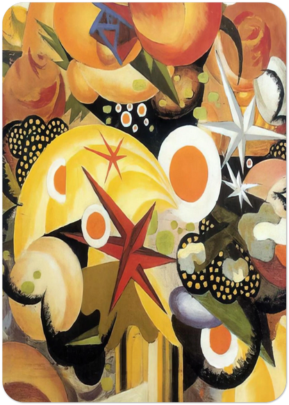 Mazzo di fiori - 1918 By Julius Evola Pack of 10 Post Cards | Julius Evola Post Cards | A6 (10.5 x 14.8 cm) - 4.1 x 5.8 inches