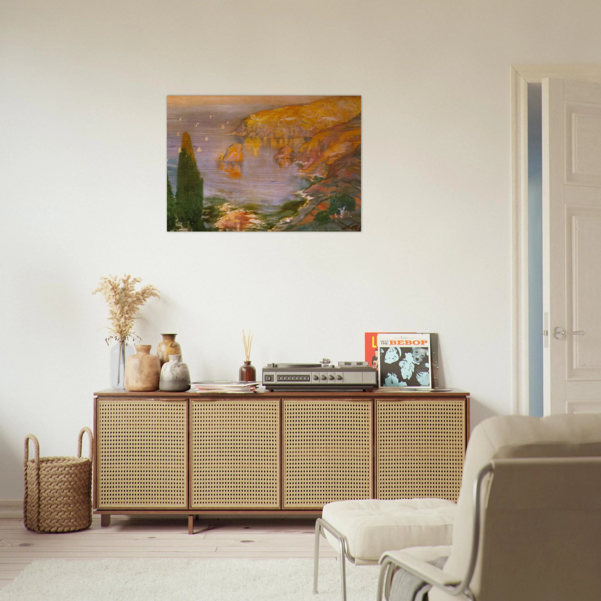 CALA NANS - Salvador Dali Brushed Aluminum Print - 70x100 cm / 28x40 inches | Salvador Dali Aluminum Print | Salvador Dali Prints