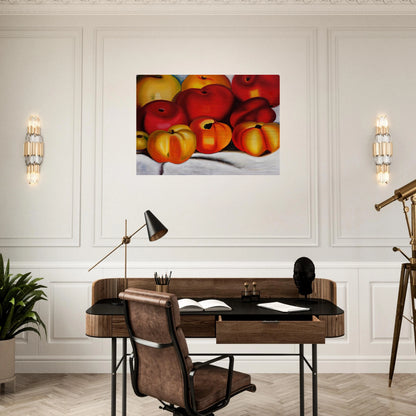 Apple Family II - Georgia O'Keeffe Brushed Aluminum Print - 70x100 cm / 28x40 inches | Georgia O'Keeffe Aluminum Print | Georgia O'Keeffe Prints