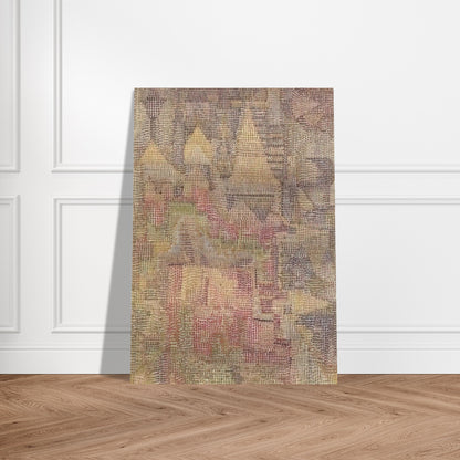 CASTLE GARDEN 1931 - Paul Klee Brushed Aluminum Print - 70x100 cm / 28x40 inches | Paul Klee Aluminum Print | Paul Klee Prints