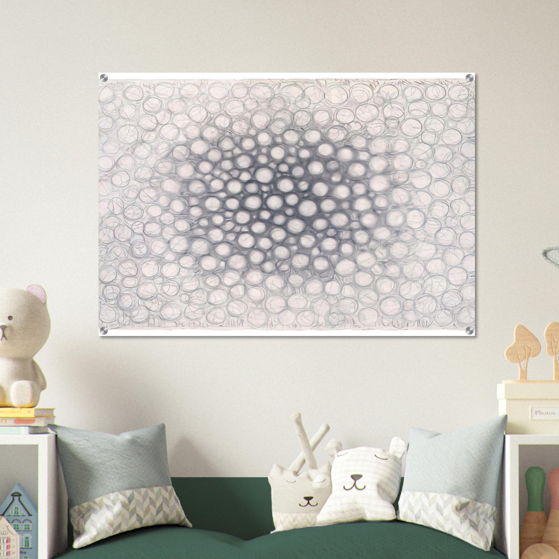 Light Gathers to the Question of No - 1979 - Richard Pousette-Dart Acrylic Print - 70x100 cm / 28x40″ inches
