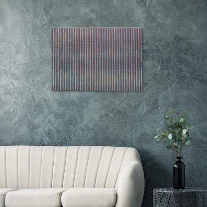 Salute - 1958 - Gene Davis Brushed Aluminum Print - 70x100 cm / 28x40 inches | Gene Davis Aluminum Print | Gene Davis Prints