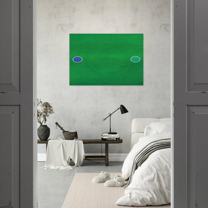 Green Melt - 1966 - Thomas Downing Brushed Aluminum Print - 70x100 cm / 28x40 inches | Thomas Downing Aluminum Print | Thomas Downing Prints