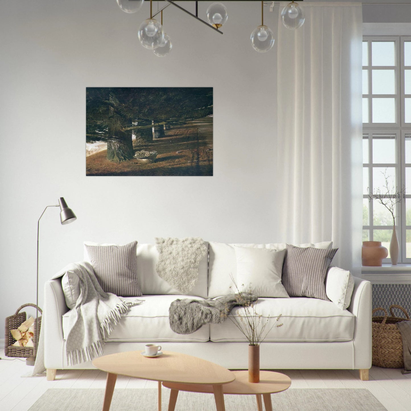 PINE BARON - Andrew Wyeth Brushed Aluminum Print - 70x100 cm / 28x40 inches | Andrew Wyeth Aluminum Print | Andrew Wyeth Prints