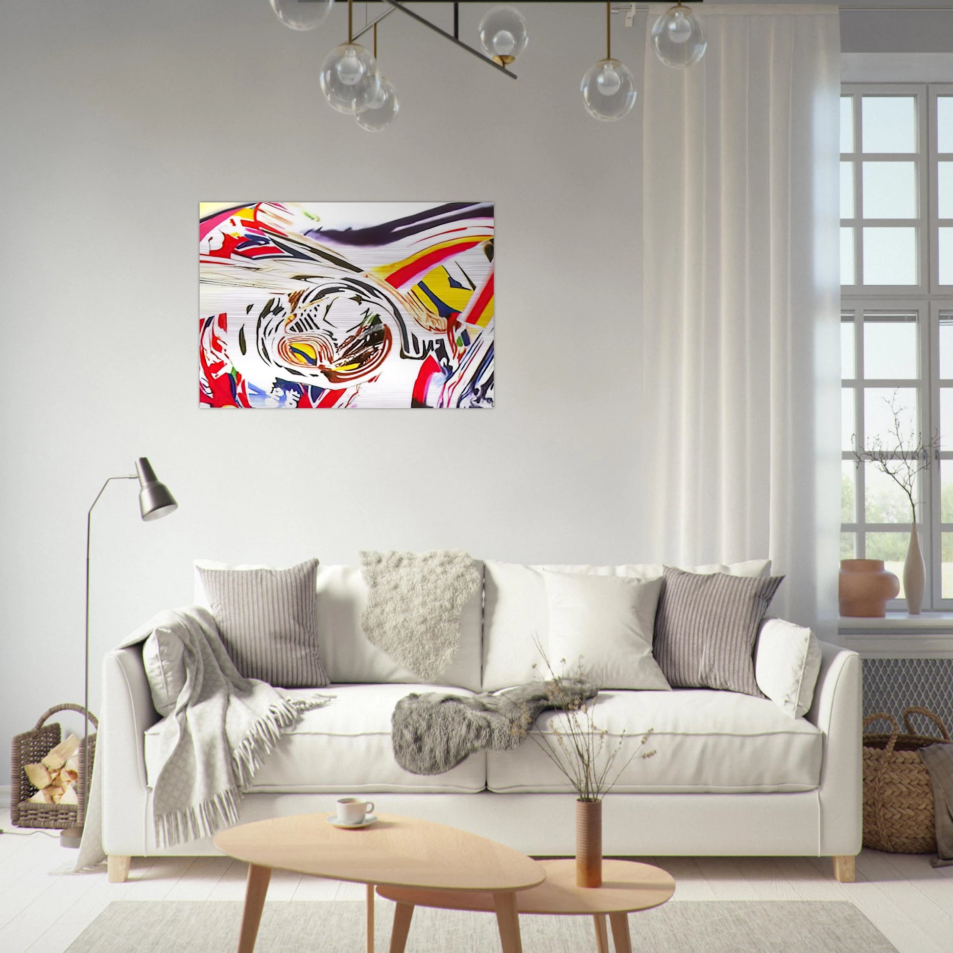 After Berlin V - James Rosenquist Brushed Aluminum Print - 70x100 cm / 28x40 inches | James Rosenquist Aluminum Print | James Rosenquist Prints
