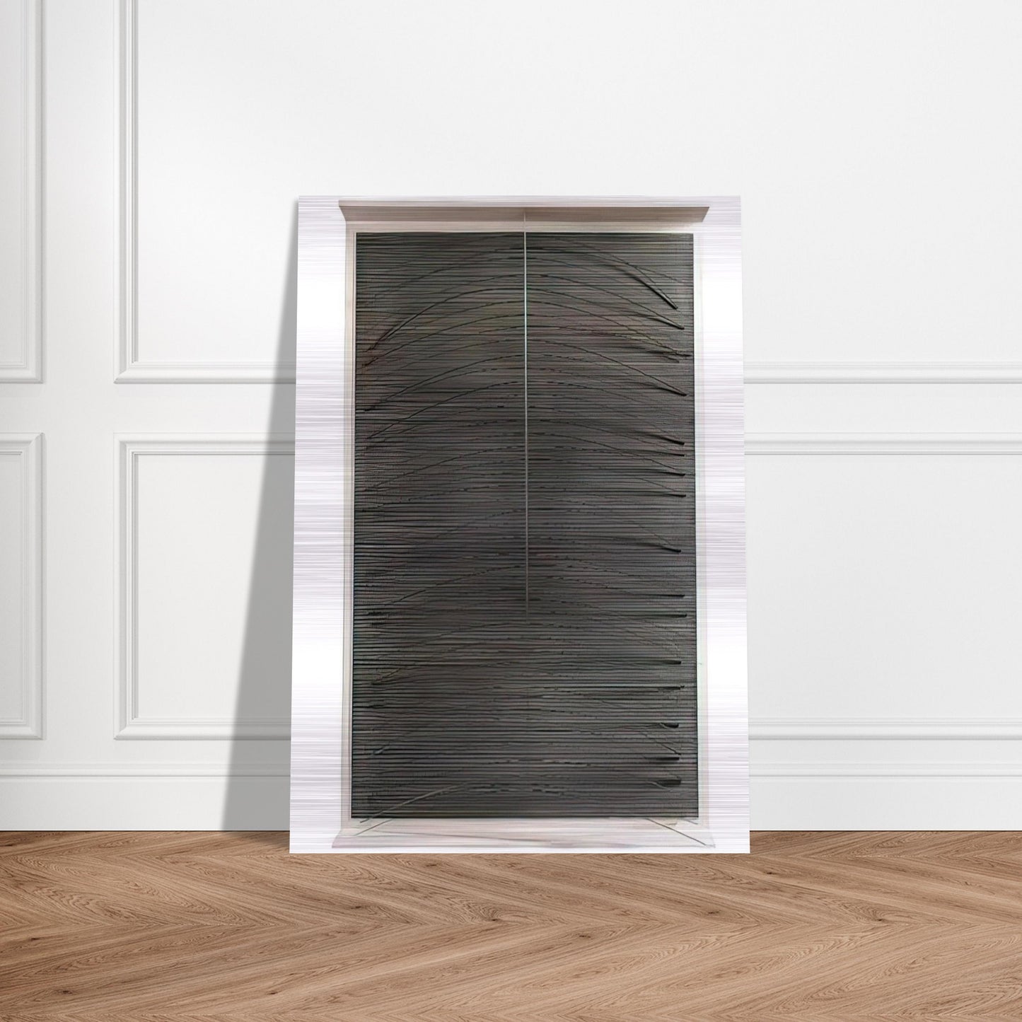 LA COURVE BLEUE 1965 - Jesus Rafael Soto Brushed Aluminum Print - 70x100 cm / 28x40 inches | Jesus Rafael Soto Aluminum Print | Jesus Rafael Soto Prints