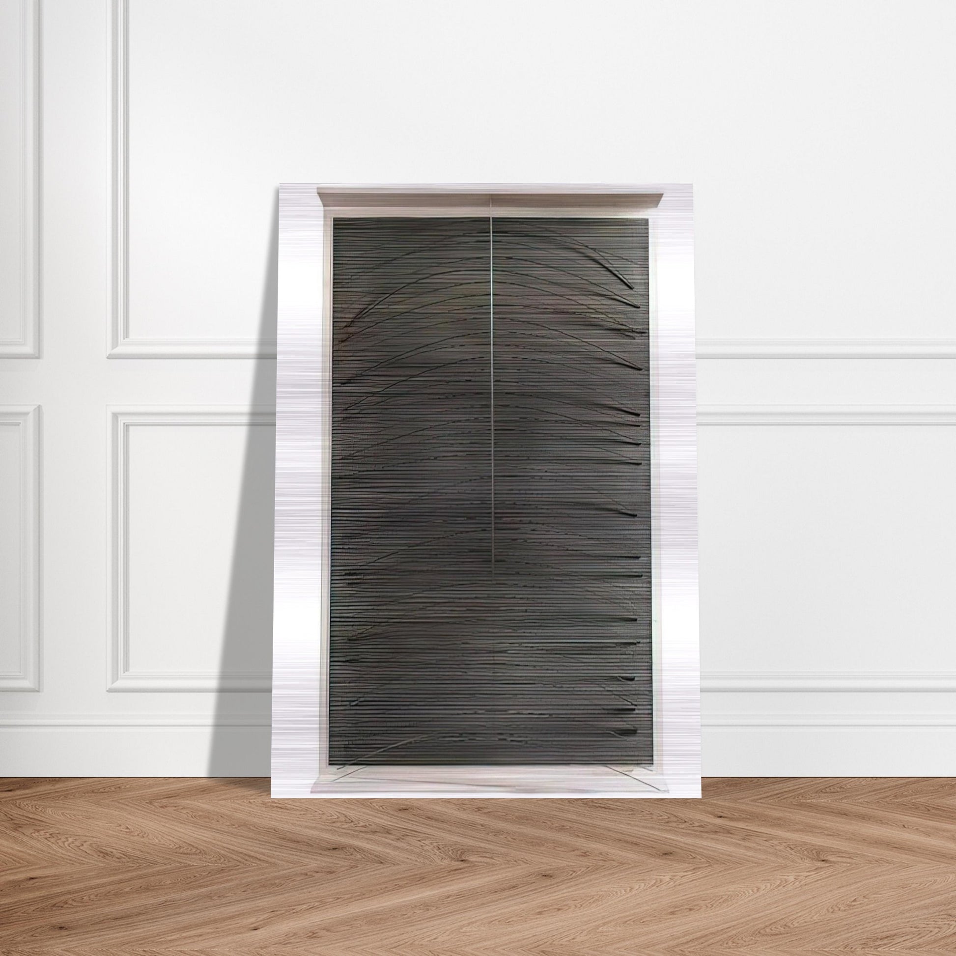 LA COURVE BLEUE 1965 - Jesus Rafael Soto Brushed Aluminum Print - 70x100 cm / 28x40 inches | Jesus Rafael Soto Aluminum Print | Jesus Rafael Soto Prints