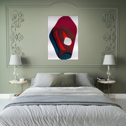 Enak s Tears. Terrestrial Forms - Jean Arp Brushed Aluminum Print - 70x100 cm / 28x40 inches | Jean Arp Aluminum Print | Jean Arp Prints