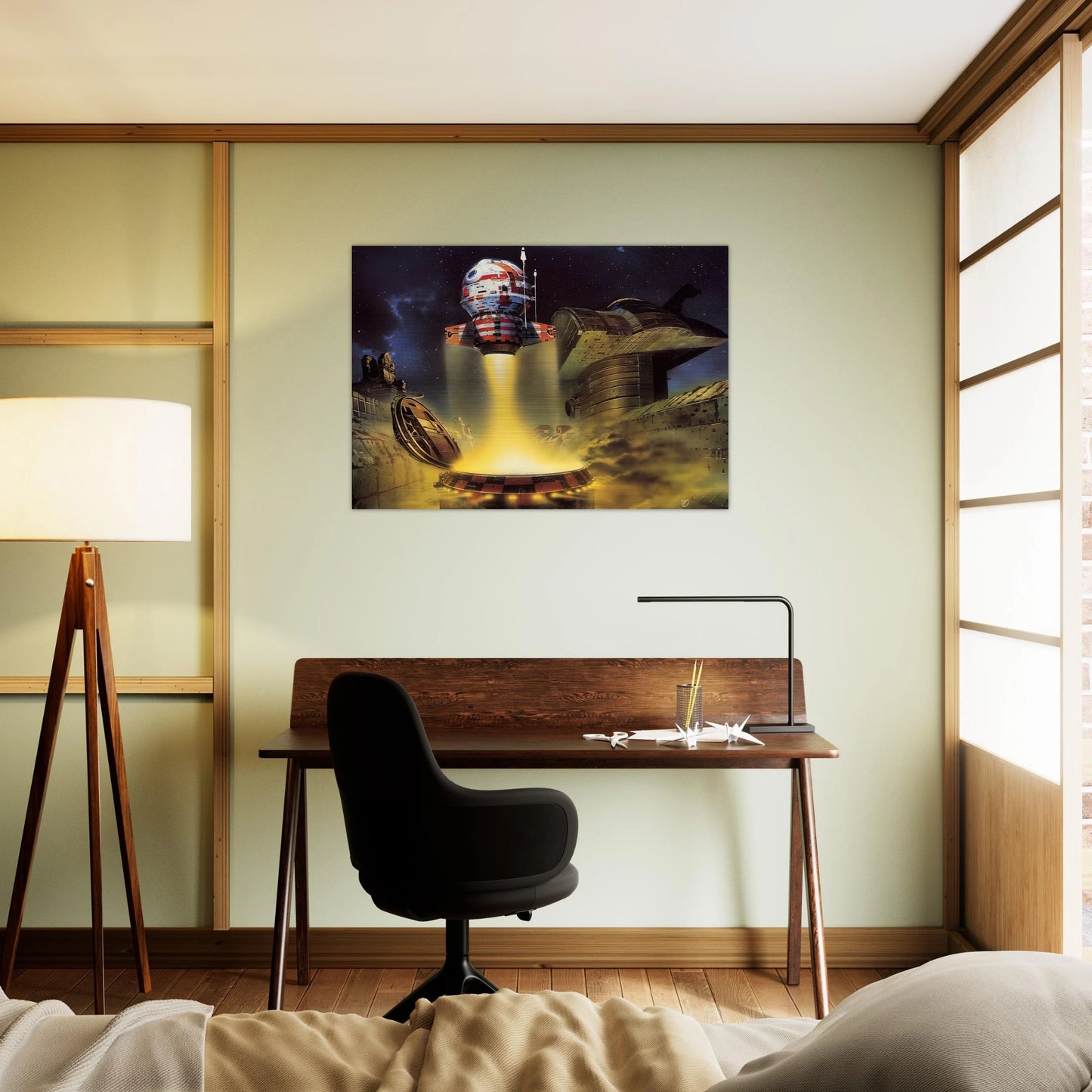 Chris Foss - Chris Foss Brushed Aluminum Print - 70x100 cm / 28x40 inches | Chris Foss Aluminum Print | Chris Foss Prints