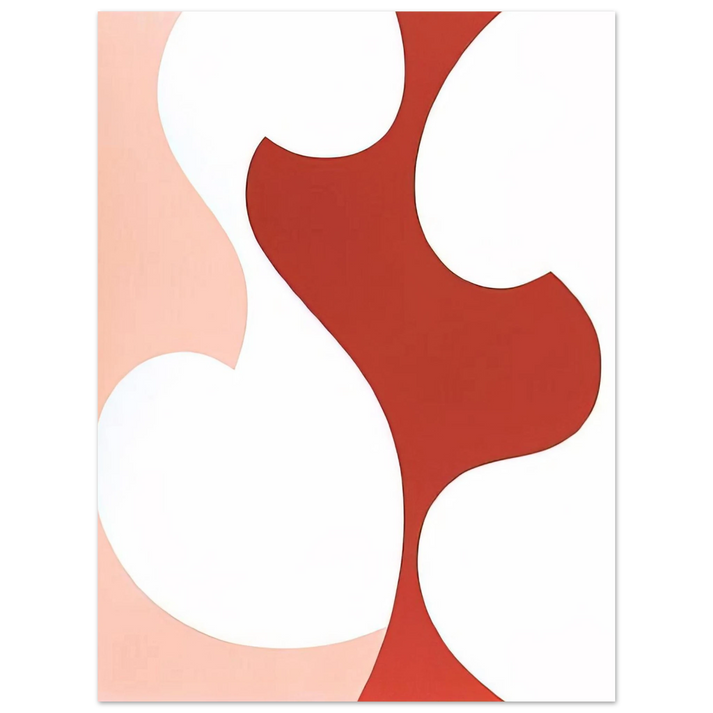 Karl Benjamin - #9 - 1963  75x100 cm / 30x40inches Fine Art Poster