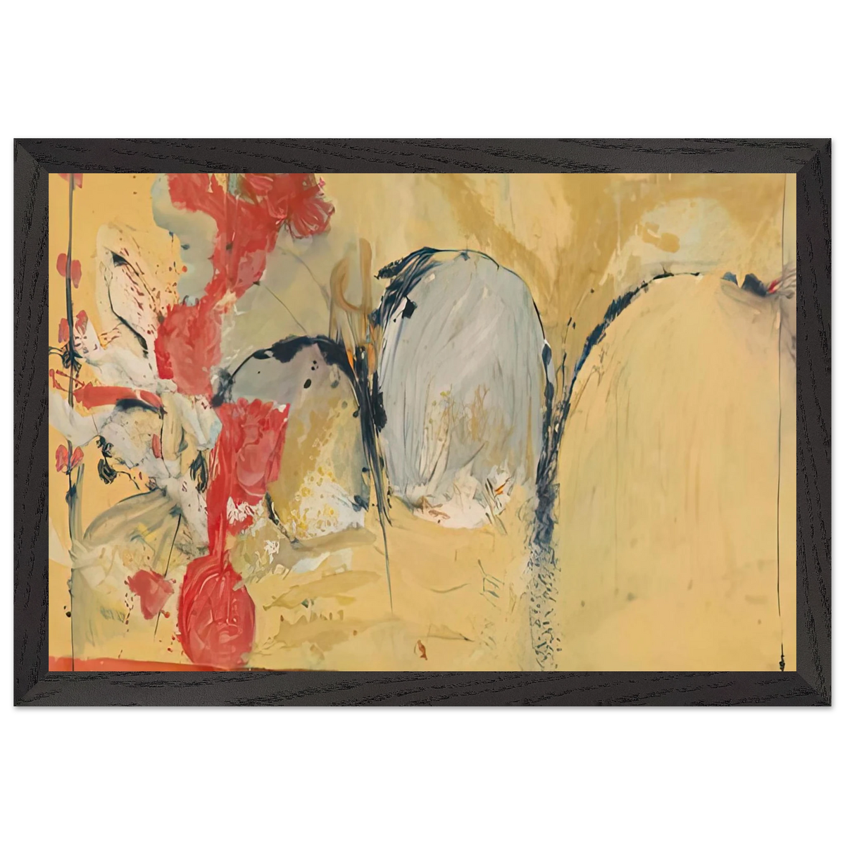 Helen Frankenthaler - Large Abstract Still Life, 1951- Wall Art - 30x40 cm / 12x16 inches - Fine Art Poster-canvas - -
