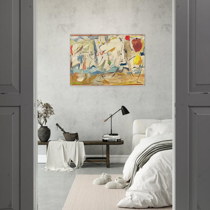 Cloudscape, 1951- - Helen Frankenthaler Acrylic Print - 70x100 cm / 28x40″ inches | Helen Frankenthaler Wall Art | Helen Frankenthaler Prints