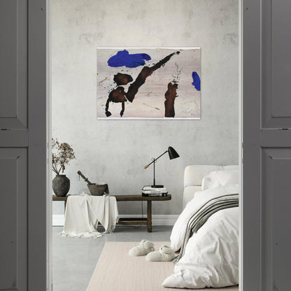 Gc-17 - 1990 - Emil Schumacher Brushed Aluminum Print - 70x100 cm / 28x40 inches | Emil Schumacher Aluminum Print | Emil Schumacher Prints