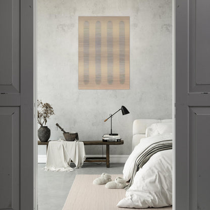 Columns - Agnes Martin Brushed Aluminum Print - 70x100 cm / 28x40 inches | Agnes Martin Aluminum Print | Agnes Martin Prints