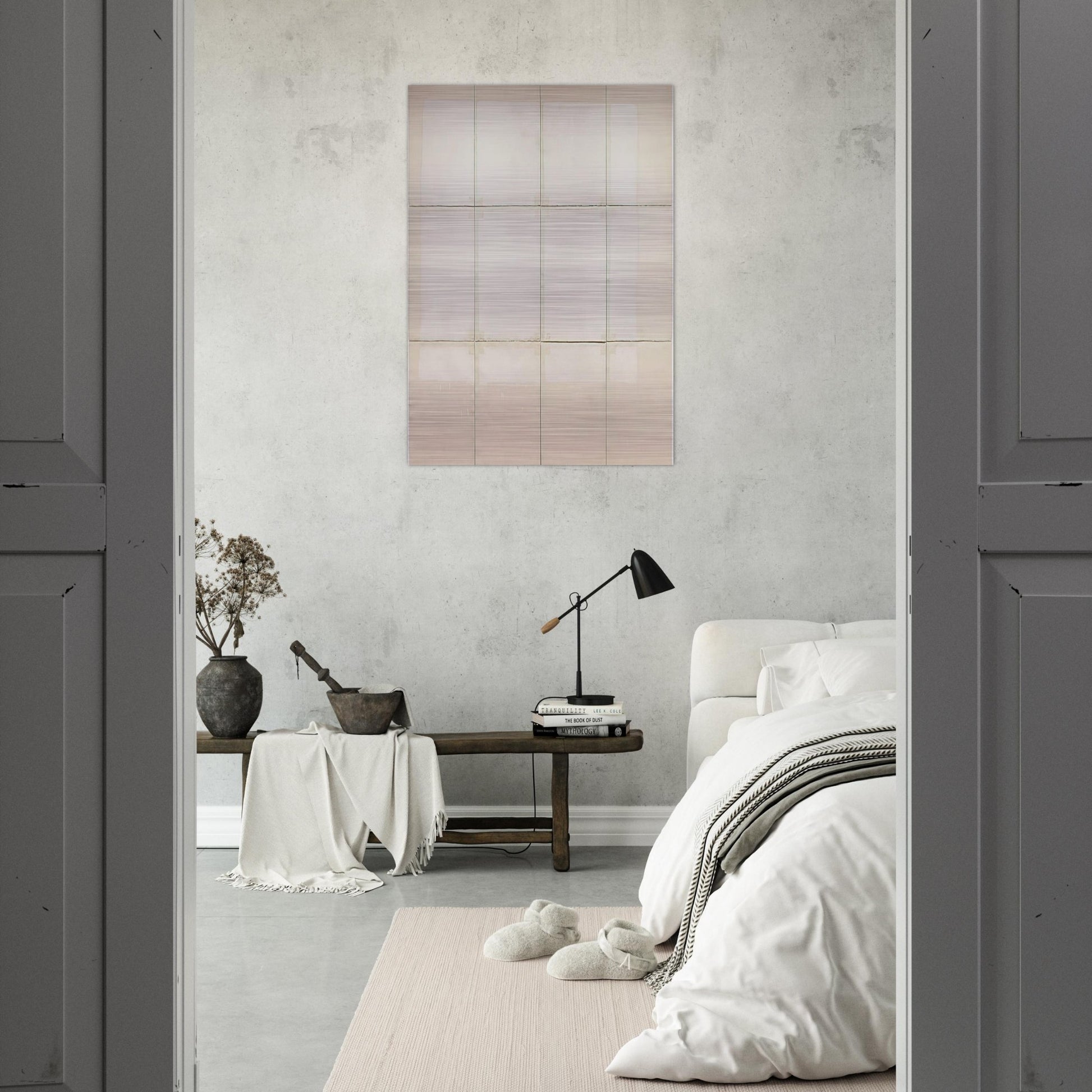 Classico 5 - Robert Ryman Brushed Aluminum Print - 70x100 cm / 28x40 inches | Robert Ryman Aluminum Print | Robert Ryman Prints