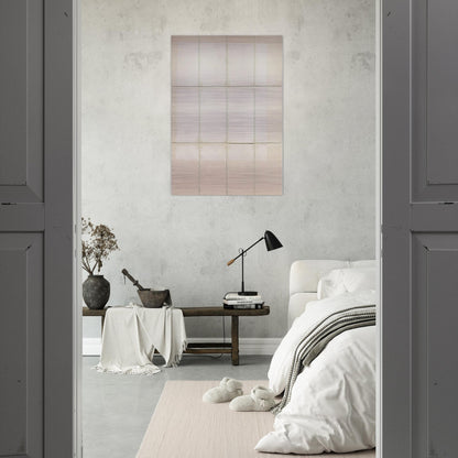Classico 5 - Robert Ryman Brushed Aluminum Print - 70x100 cm / 28x40 inches | Robert Ryman Aluminum Print | Robert Ryman Prints