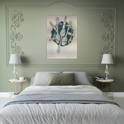 ELECTRO MAGIE - Man Ray Brushed Aluminum Print - 70x100 cm / 28x40 inches | Man Ray Aluminum Print | Man Ray Prints