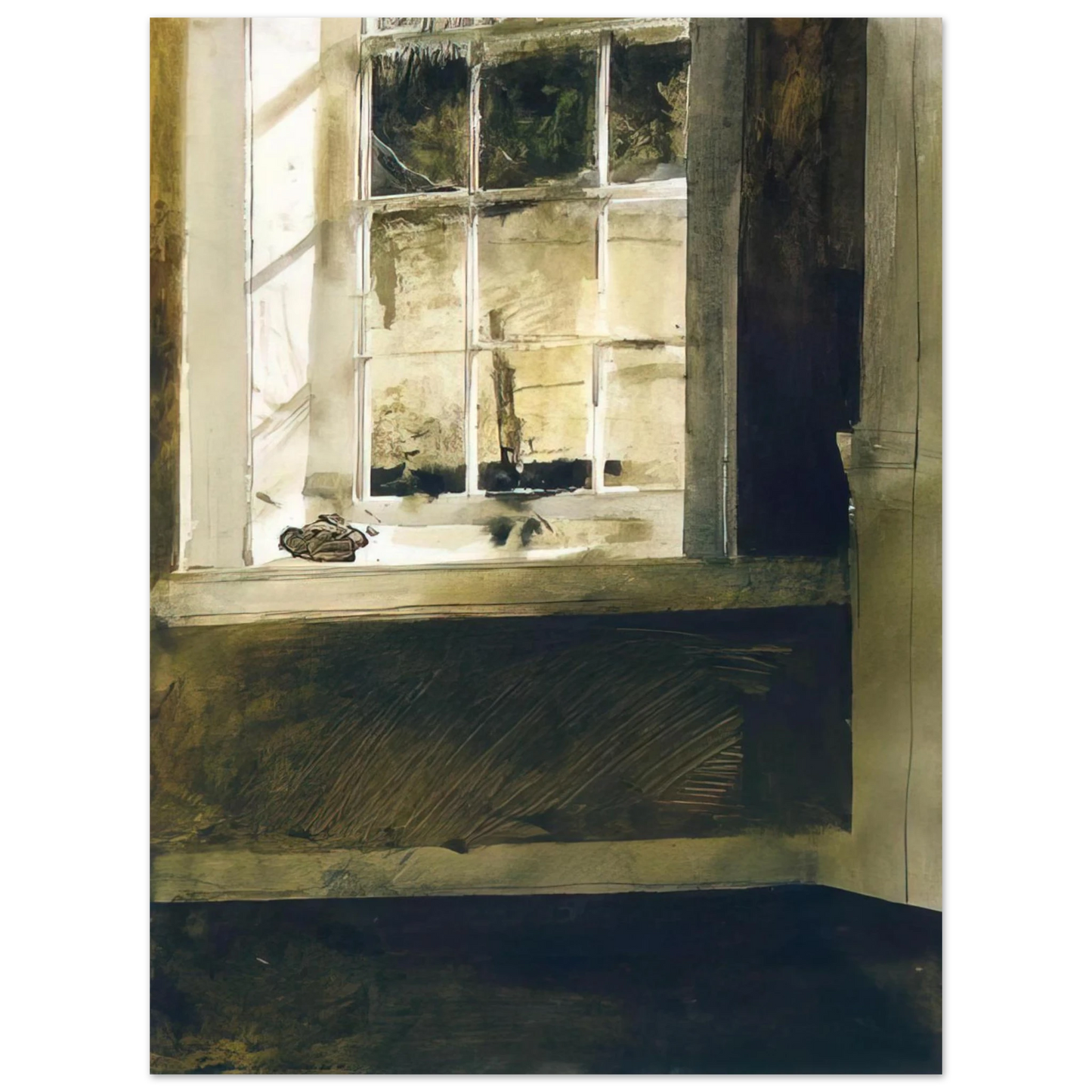 Andrew Wyeth - GROUNDHOG DAY 4 Wall Art - 21x29.7 cm / 8x12" - Fine Art Poster-canvas - -