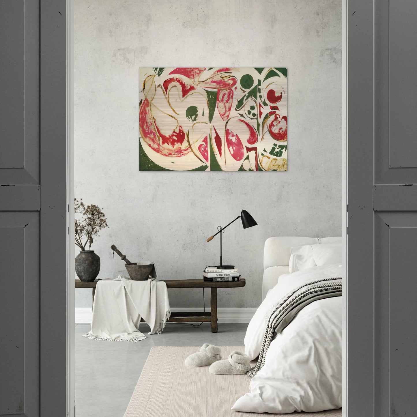 The Sun Woman II - Lee Krasner Brushed Aluminum Print - 70x100 cm / 28x40 inches | Lee Krasner Aluminum Print | Lee Krasner Prints