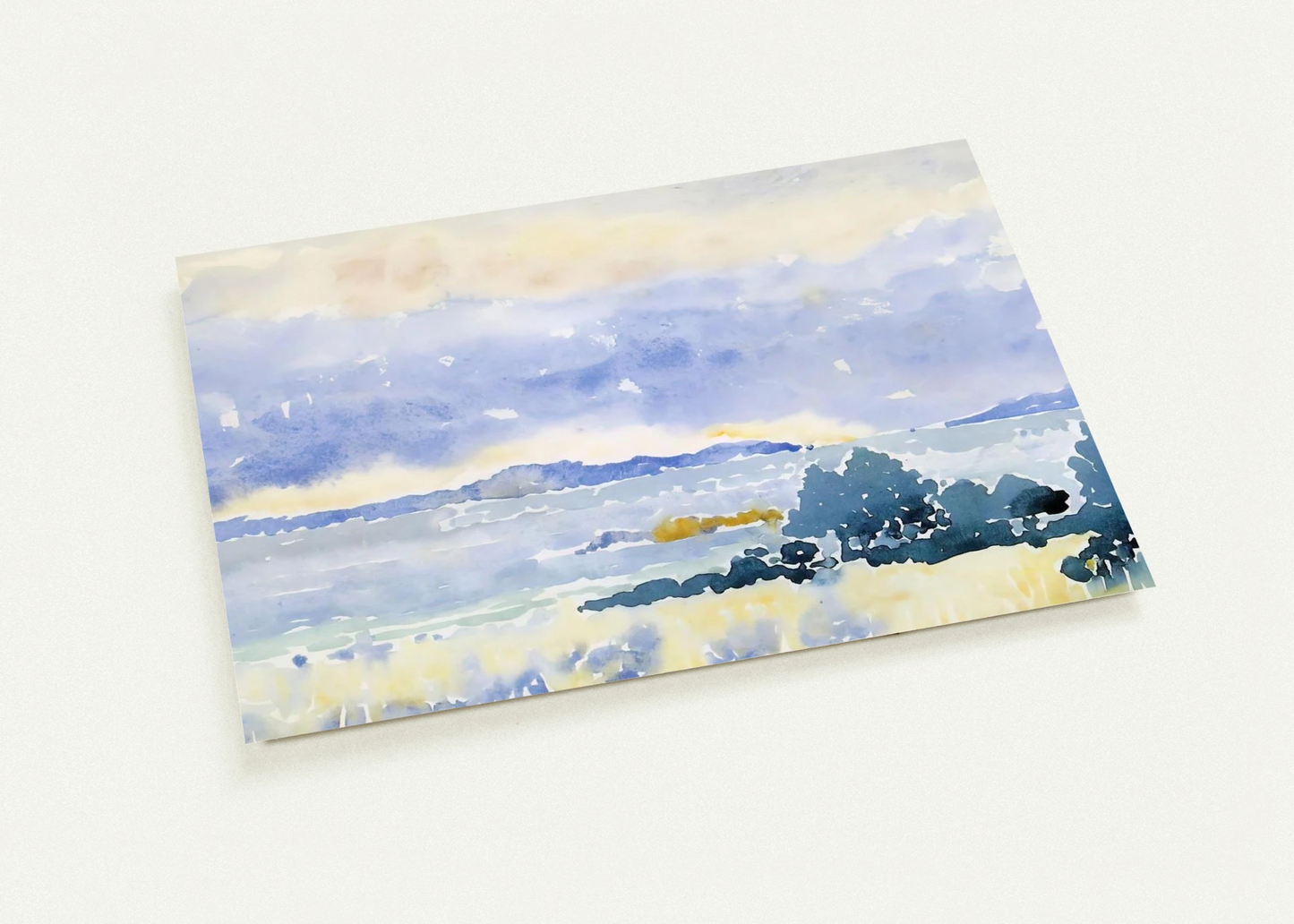 Land by the Sea By Henri-Edmond Cross Pack of 10 Post Cards | Henri-Edmond Cross Post Cards | A6 (10.5 x 14.8 cm) - 4.1 x 5.8 inches