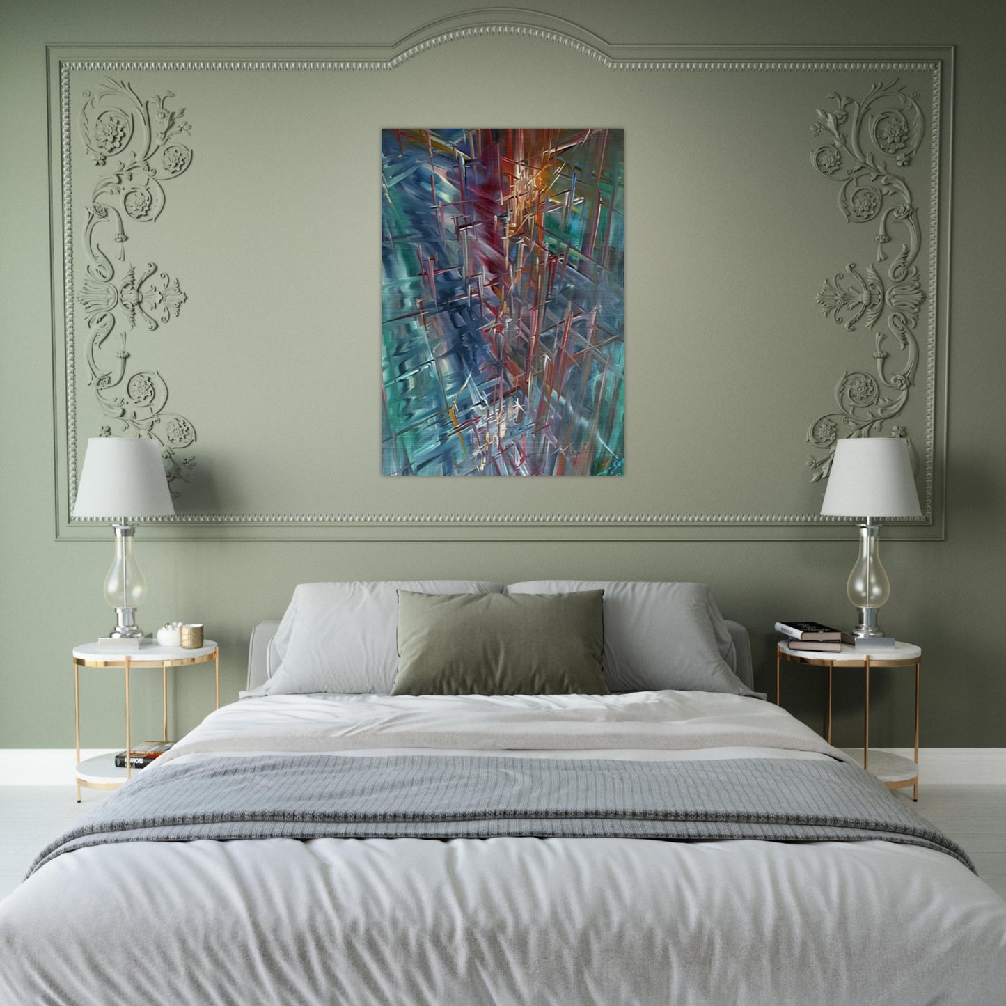 Calculating Space - Konrad Zuse Brushed Aluminum Print - 70x100 cm / 28x40 inches | Konrad Zuse Aluminum Print | Konrad Zuse Prints