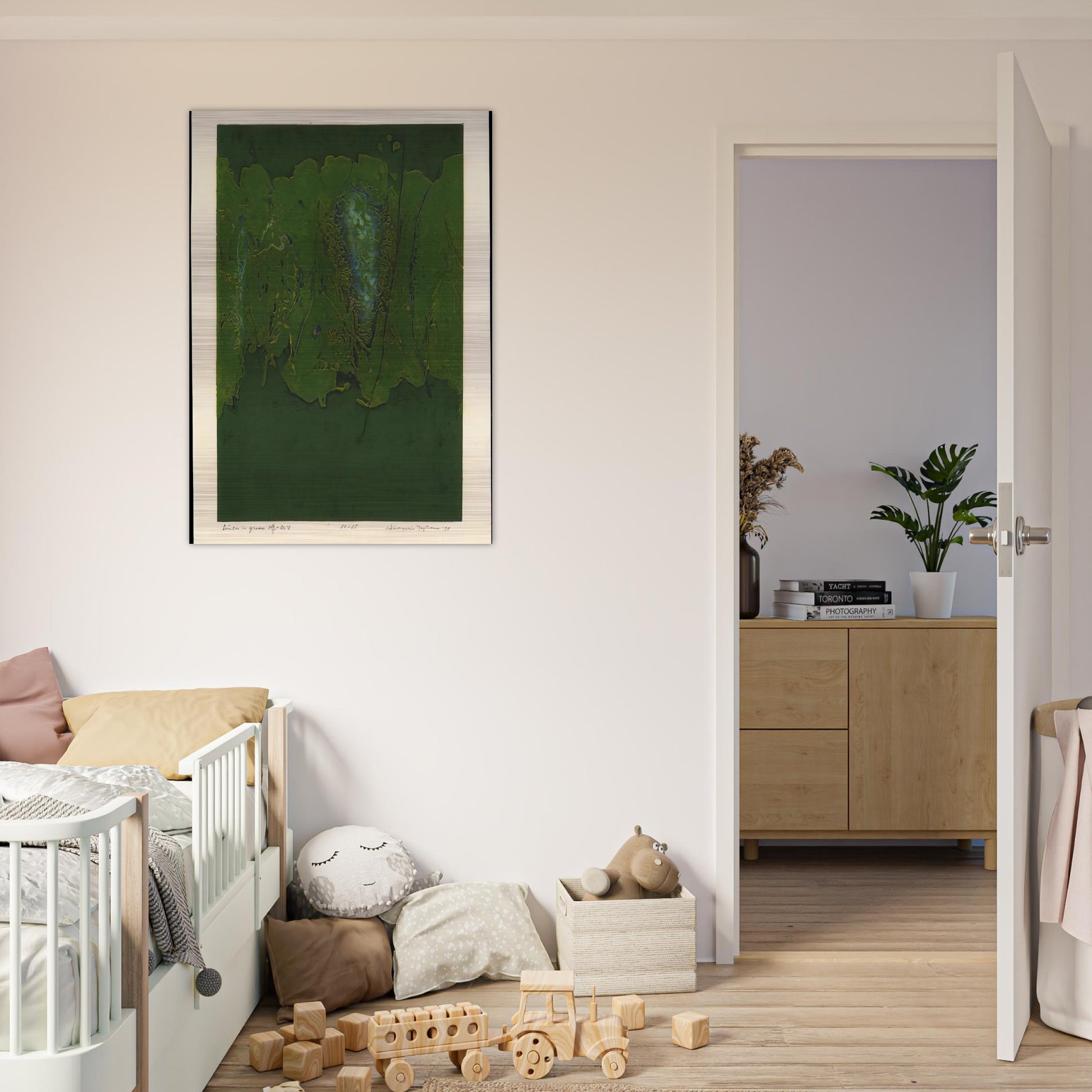 Winter in Green - 1970 - Hiroyuki Tajima Brushed Aluminum Print - 70x100 cm / 28x40 inches | Hiroyuki Tajima Aluminum Print | Hiroyuki Tajima Prints