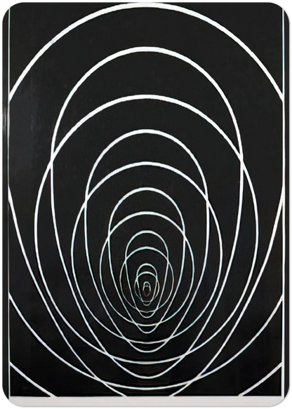 Concentric Space - 1969 By Clarence Holbrook Carter Pack of 10 Post Cards | Clarence Holbrook Carter Post Cards | A6 (10.5 x 14.8 cm) - 4.1 x 5.8 inches