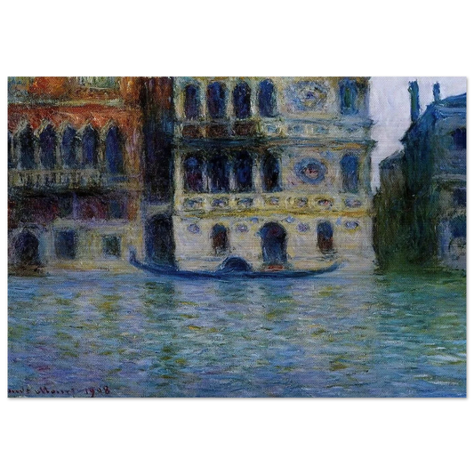 Palazzo Dario - claude monet Brushed Aluminum Print - 70x100 cm / 28x40 inches | claude monet Aluminum Print | claude monet Prints