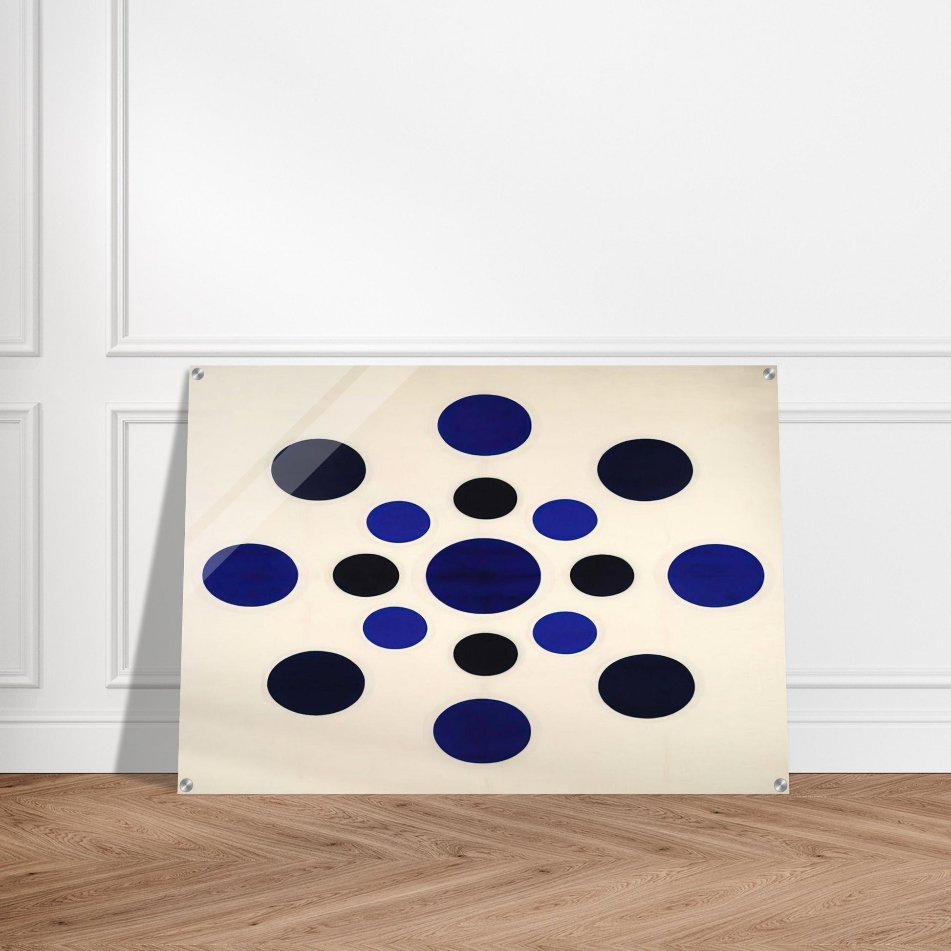 On Blue - 1963 - Thomas Downing Acrylic Print - 70x100 cm / 28x40″ inches