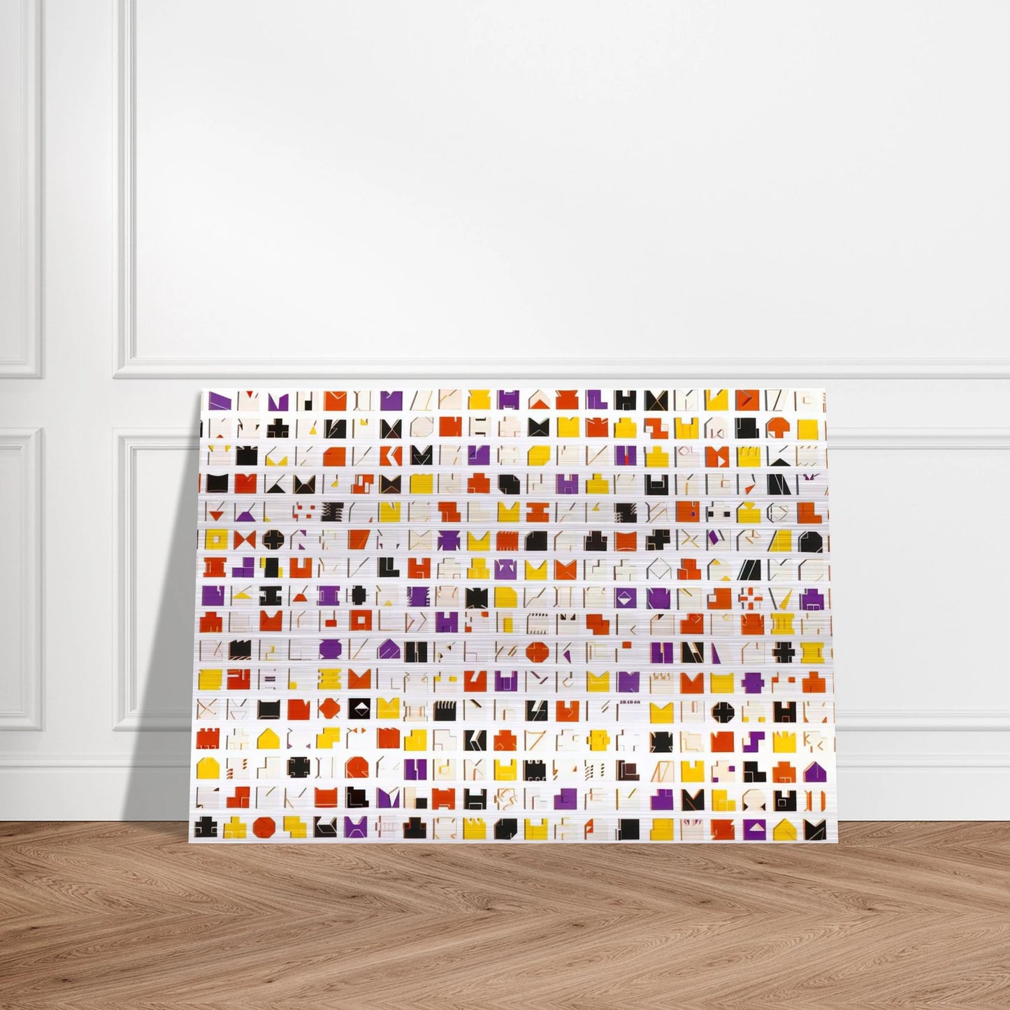 Book of Time - 1961 - Lygia Pape Brushed Aluminum Print - 70x100 cm / 28x40 inches | Lygia Pape Aluminum Print | Lygia Pape Prints