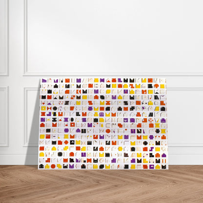 Book of Time - 1961 - Lygia Pape Brushed Aluminum Print - 70x100 cm / 28x40 inches | Lygia Pape Aluminum Print | Lygia Pape Prints