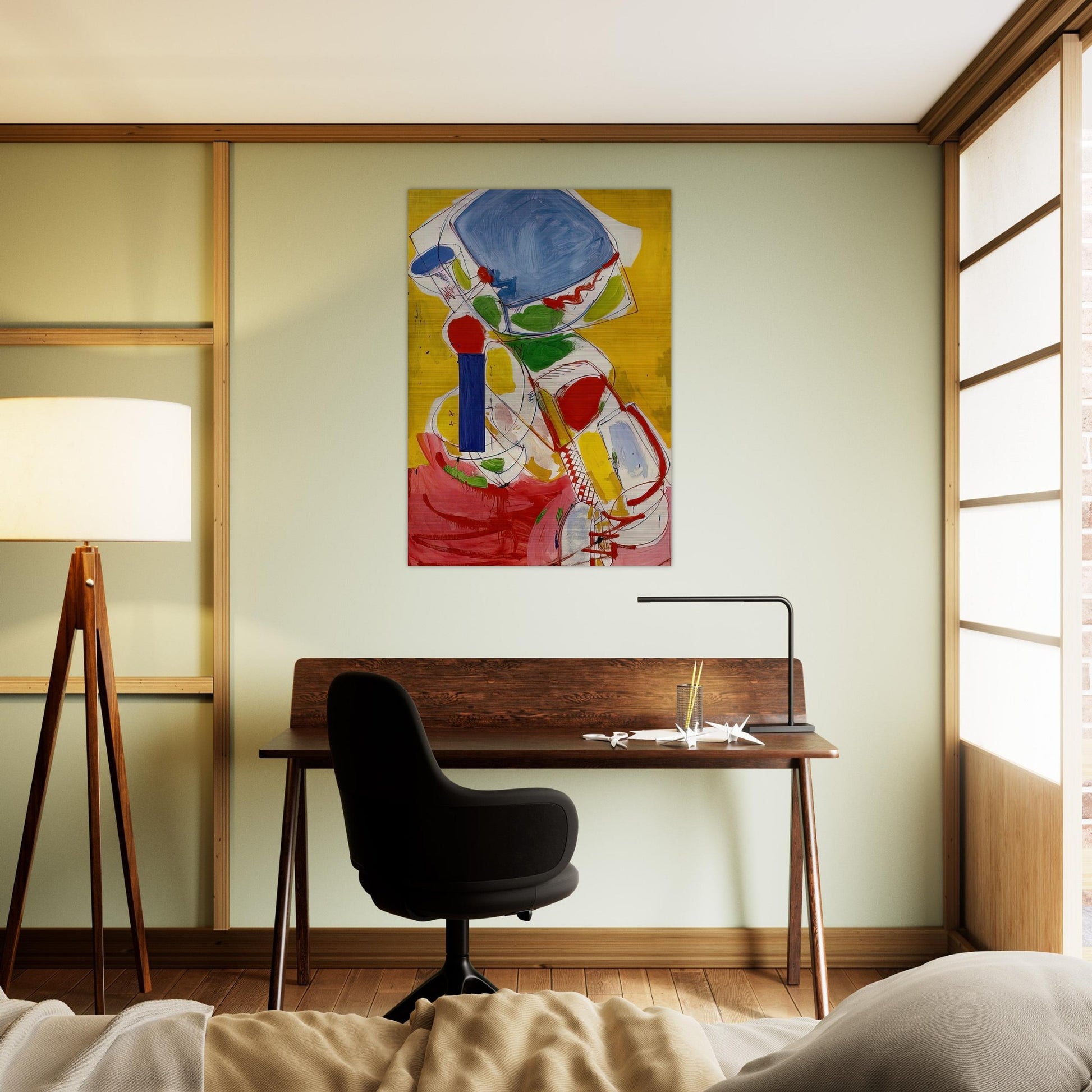 Solstice - Hans Hofmann Brushed Aluminum Print - 70x100 cm / 28x40 inches | Hans Hofmann Aluminum Print | Hans Hofmann Prints