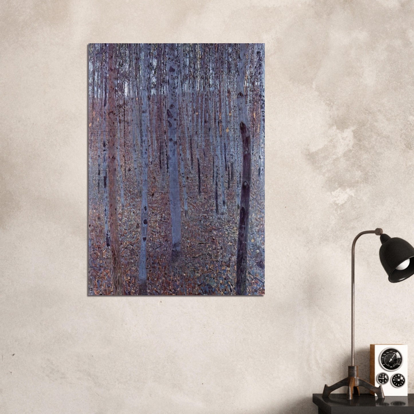 BUCHENHAIN - Gustav Klimt Brushed Aluminum Print - 70x100 cm / 28x40 inches | Gustav Klimt Aluminum Print | Gustav Klimt Prints