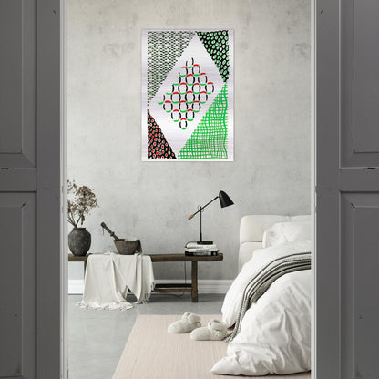 COMPOSITION 19 - Sonia Delaunay Brushed Aluminum Print - 70x100 cm / 28x40 inches | Sonia Delaunay Aluminum Print | Sonia Delaunay Prints