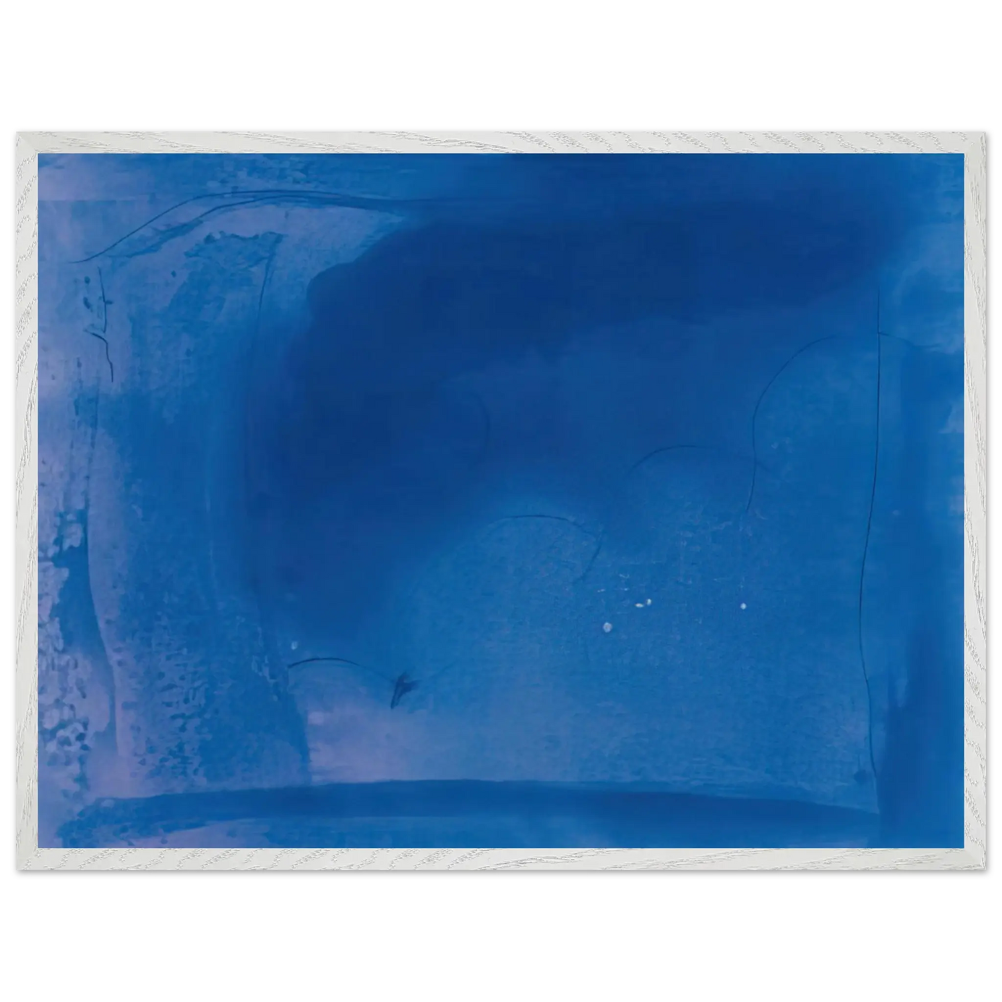 Helen Frankenthaler - Corot s Mark - 1987 Wall art - 40x50 cm / 16x20 Inches - Premium Wooden Framed Poster With Fine Art Paper - Wood frame