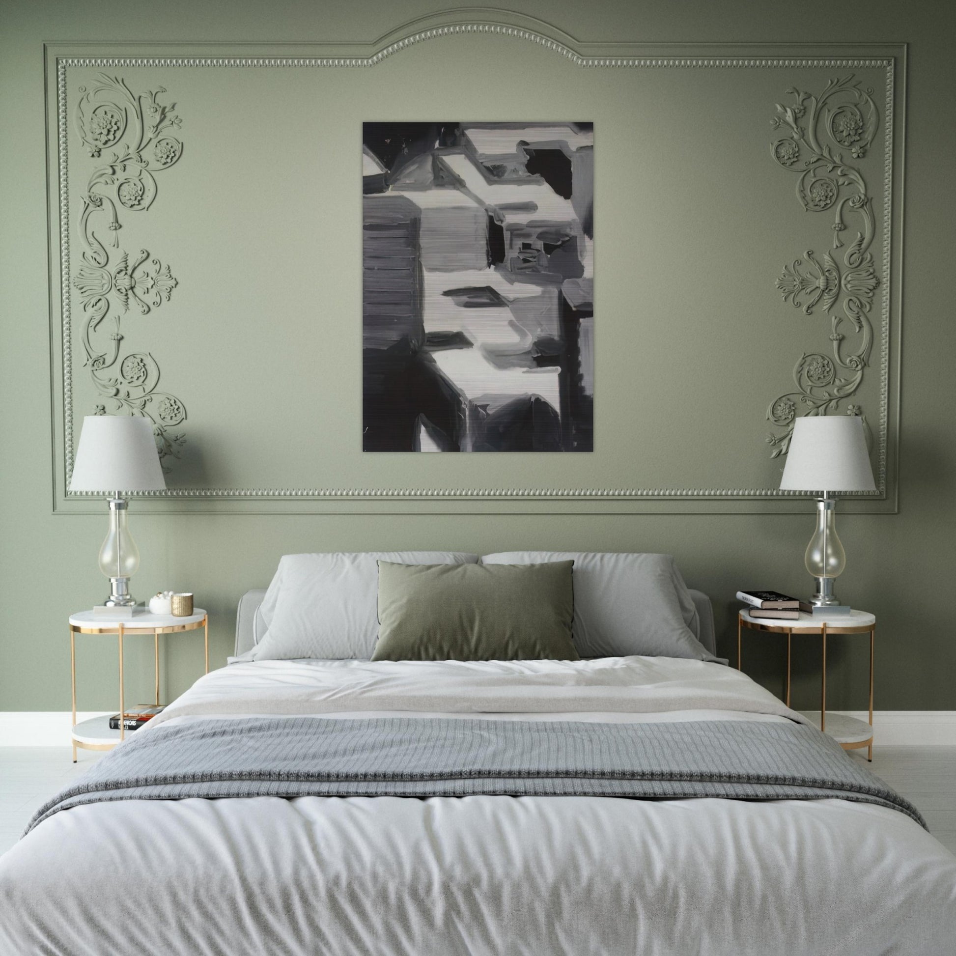 TOWNSCAPE 1968 3 - Gerhard Richter Brushed Aluminum Print - 70x100 cm / 28x40 inches | Gerhard Richter Aluminum Print | Gerhard Richter Prints