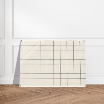 Grid Lines from the series Line Form Color - Ellsworth Kelly Acrylic Print - 70x100 cm / 28x40″ inches