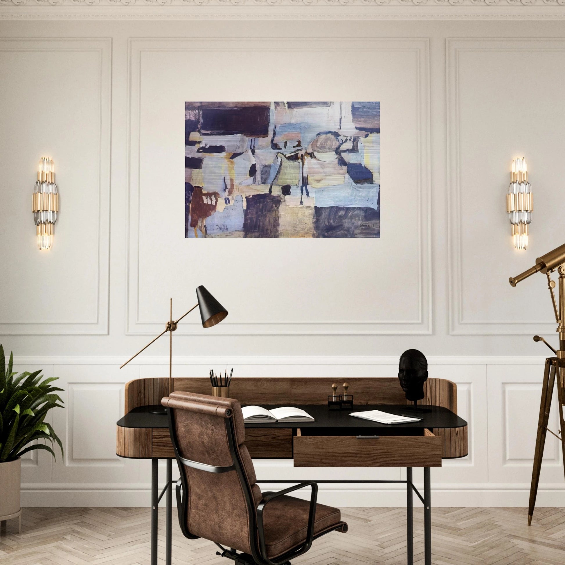 Pintura - 1958 - Menez Brushed Aluminum Print - 70x100 cm / 28x40 inches | Menez Aluminum Print | Menez Prints