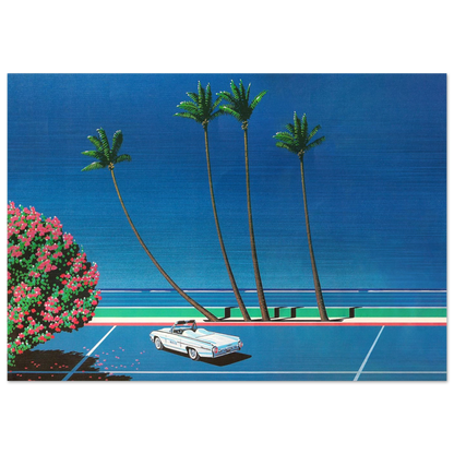 Chillside - Hiroshi Nagai Brushed Aluminum Print - 70x100 cm / 28x40 inches | Hiroshi Nagai Aluminum Print | Hiroshi Nagai Prints