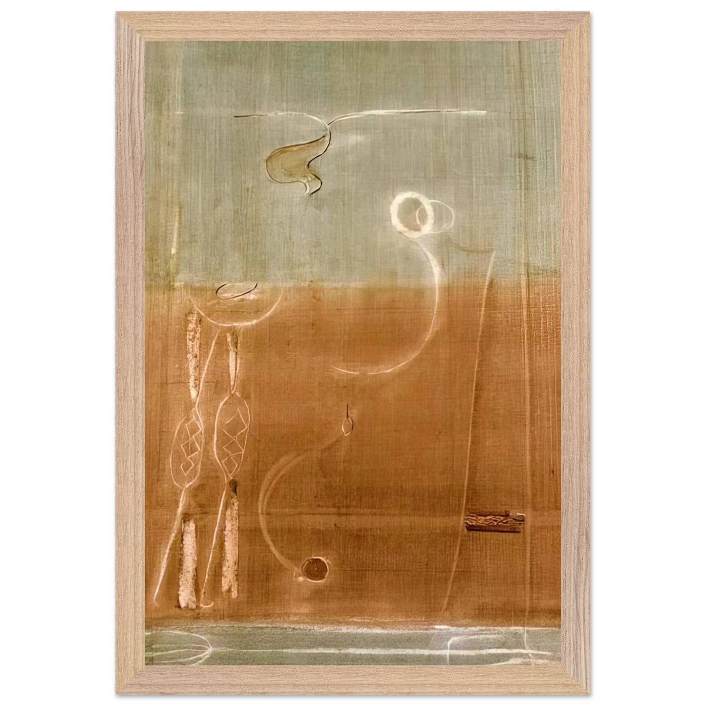 Mark Rothko - Aubade - 1944 Wall Art - 60x80 cm / 24x32 inches - Fine Art Poster-canvas - -