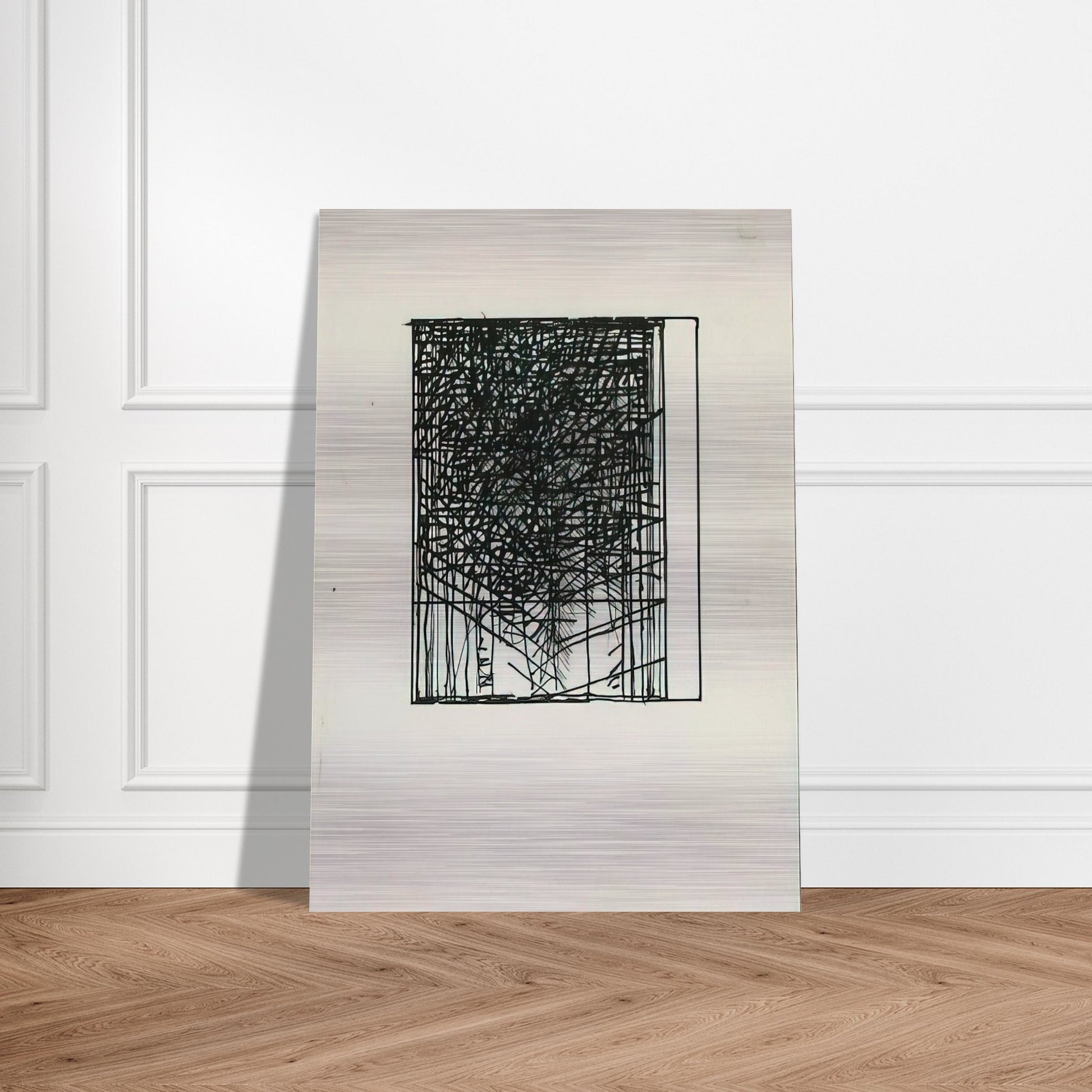 Suicide Note - 1973 - Brice Marden Brushed Aluminum Print - 70x100 cm / 28x40 inches | Brice Marden Aluminum Print | Brice Marden Prints