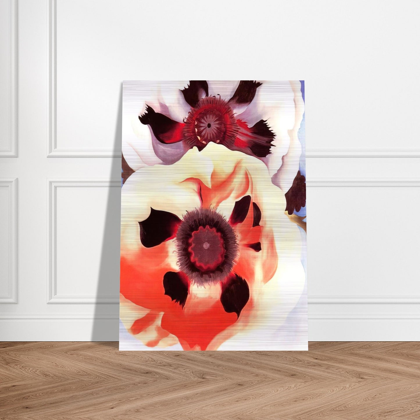 Poppies - Georgia O'Keeffe Brushed Aluminum Print - 70x100 cm / 28x40 inches | Georgia O'Keeffe Aluminum Print | Georgia O'Keeffe Prints