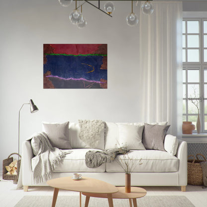 Infinity Field, Lefkada Series - 1982 - Theodoros Stamos Brushed Aluminum Print - 70x100 cm / 28x40 inches | Theodoros Stamos Aluminum Print | Theodoros Stamos Prints