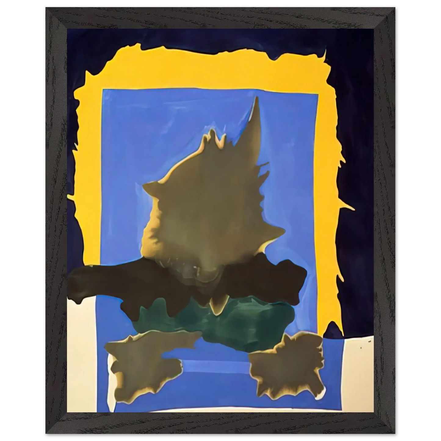 Helen Frankenthaler - Interior Landscape - 1964 Wall art - 50x70 cm / 20x28 Inches - Fine Art Poster - -