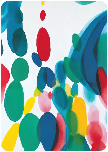 Abstract Composition By Alice Baber Pack of 10 Post Cards | Alice Baber Post Cards | A6 (10.5 x 14.8 cm) - 4.1 x 5.8 inches