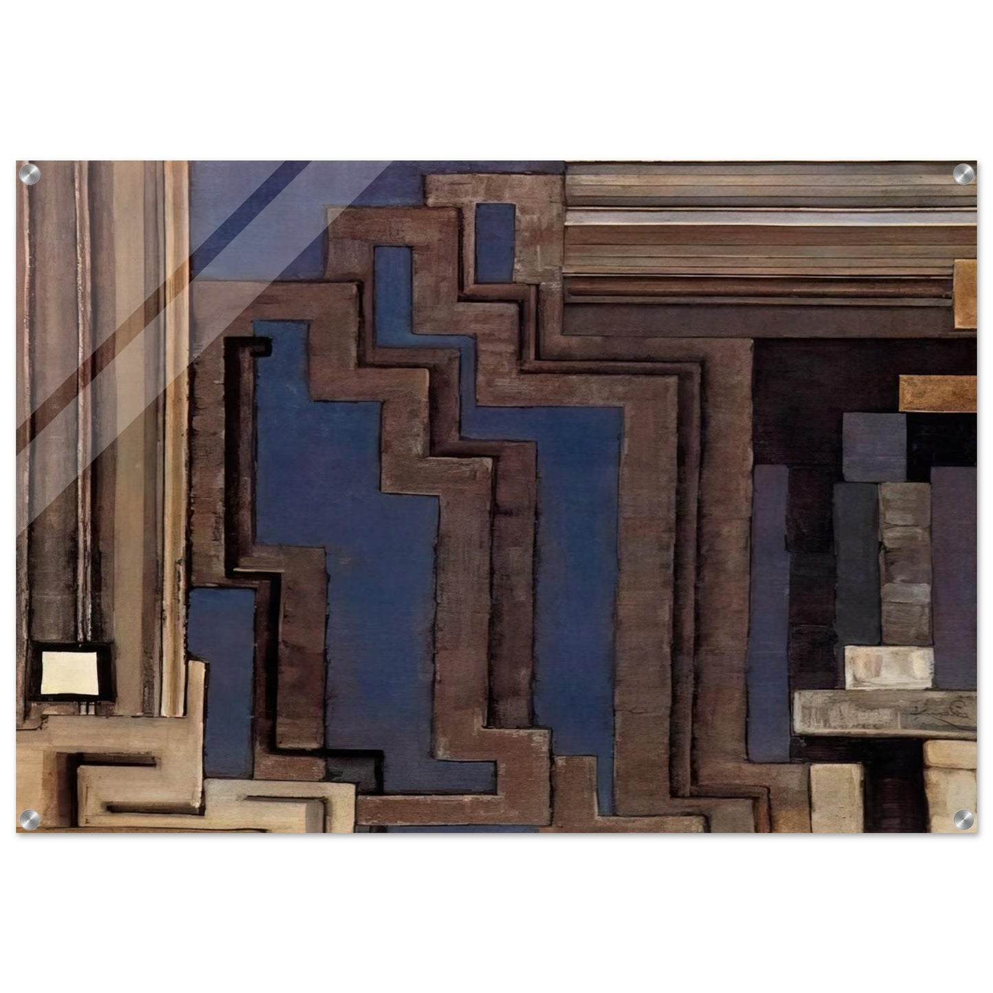 Two grays I - Frantisek Kupka Acrylic Print - 70x100 cm / 28x40″ inches | Frantisek Kupka Wall Art | Frantisek Kupka Prints
