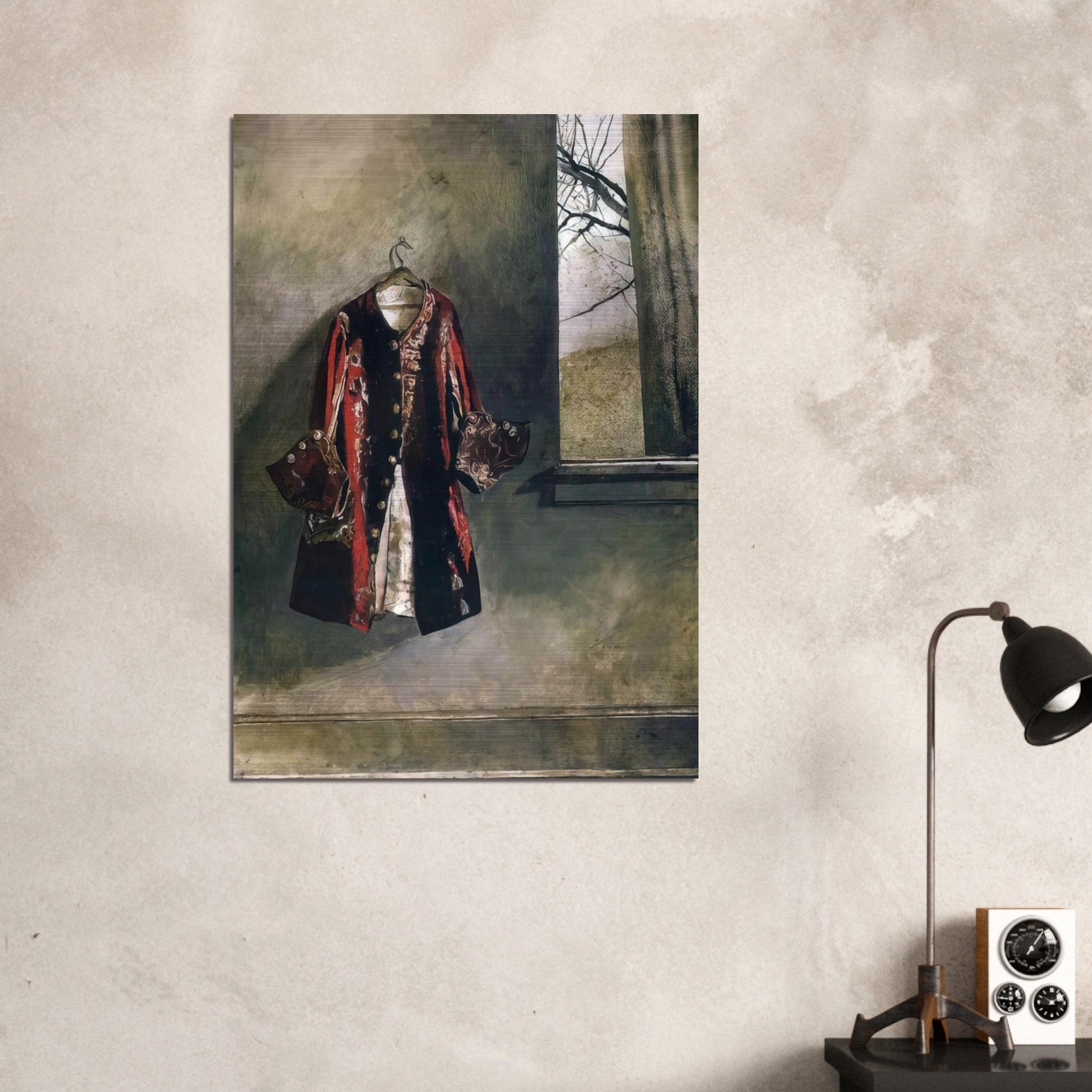 CURTAIN CALL - Andrew Wyeth Brushed Aluminum Print - 70x100 cm / 28x40 inches | Andrew Wyeth Aluminum Print | Andrew Wyeth Prints